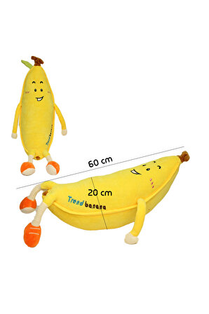 Banana Muz Peluş Oyuncak Yastık 60 cm