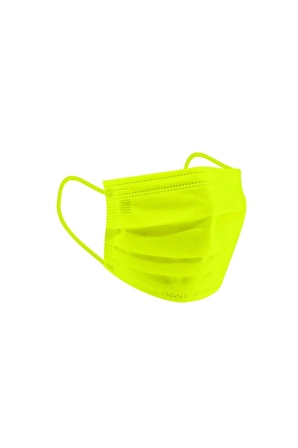 Private Stock Labs 4-katlı Koruyucu Maske Neon Yeşil (10'lu Paket)