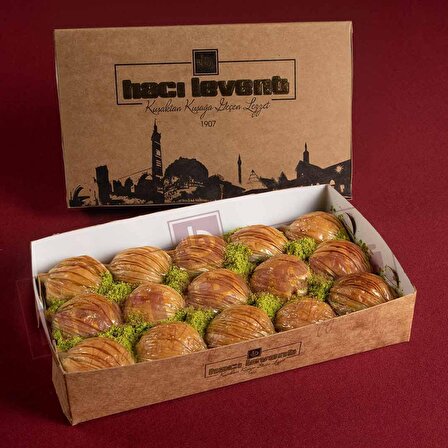 Hacı Levent Kadayıfçısı Fıstıklı Midye Baklava 1 kg