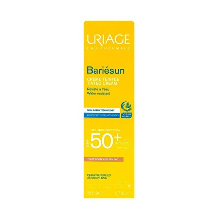 Uriage Bariesun Tinted Cream Spf 50 50 ML Golden Tint