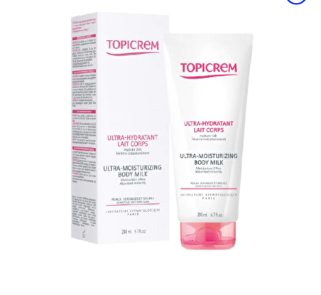 Topicrem Ultra Moisturizing Nemlendirici Kuru Cilt için  Vücut Sütü 200 ml 