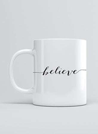 UADAC KALİGRAFİ BELIEVE KUPA MUG