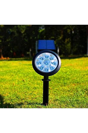 18w Led Solar Kazıklı Çim Armatür Cata Güneş Enerjili Yeşil Led Işık Çim Lambası Bahçe Aydınlatma