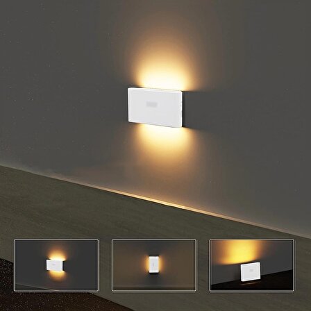 Akıllı Sensörlü Gece Lambası Şarjlı Mıknatıslı Çift Yönlü Hero Led Beril Merdiven Koridor Aydınlatma