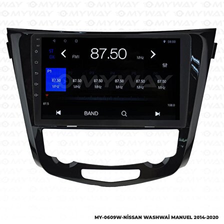 Araç Multimedya Nissan Qashqai Android 12 Carplay 4Gb Ram + 64Gb Hdd Manuel Navigasyon Ekran MYW