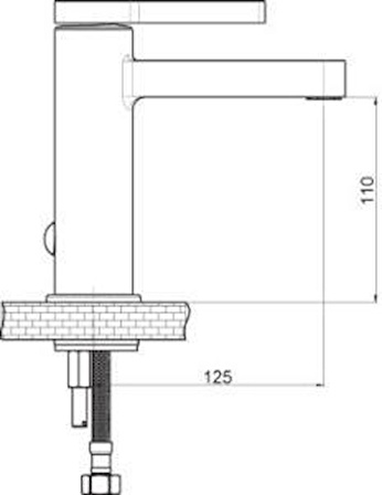 Gpd Gildo 3 Parça Siyah Armatür Musluk Batarya Banyo Seti MLB165-S MBB165-S DST57-S