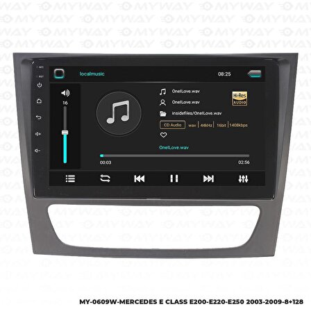 Araç Multimedya Mercedes E250 Android 12 Carplay 4Gb Ram + 64Gb Hdd Navigasyon Ekran MYW