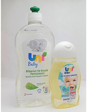 Uni Baby Biberon Ve Emzik Temizleyici & Uni Baby Şampuan