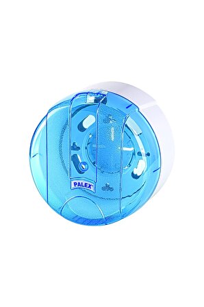 (ün-ev) Mini Pratik Tuvalet Kağıtlığı (tuvalet Kağıdı Dispenseri) Şeffaf-mavi 3442-1