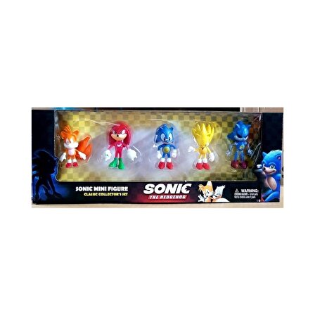Sonic Oyuncak Figür Sonic Power Figür Sonic 5li Figür Seti Supersonic Metalsonic Figürleri