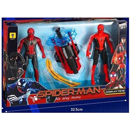 Spiderman Örümcek Adam No Way Home Figür ve Eldiven Set