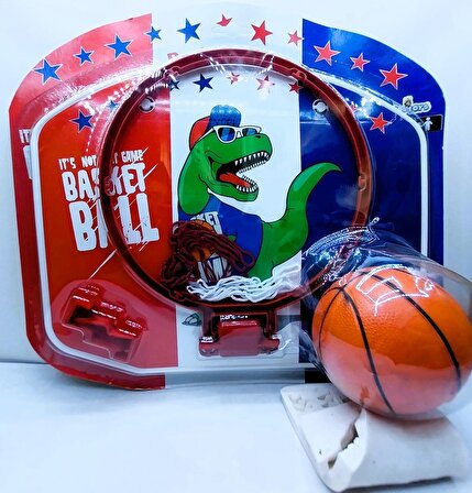 Dino Basketbol Pota ve Top  Oyuncak Seti