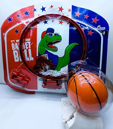 Dino Basketbol Pota ve Top  Oyuncak Seti