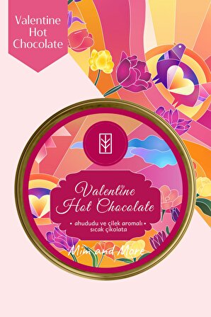 Mim and More Valentine Hot Chocolate - Ahududu ve Çilek Aromalı Sıcak Çikolata 50 Gr