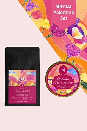 Valentine Sıcak Çikolata 50 Gr & Valentine Special Coffee Blend Filtre Kahve 250 Gr