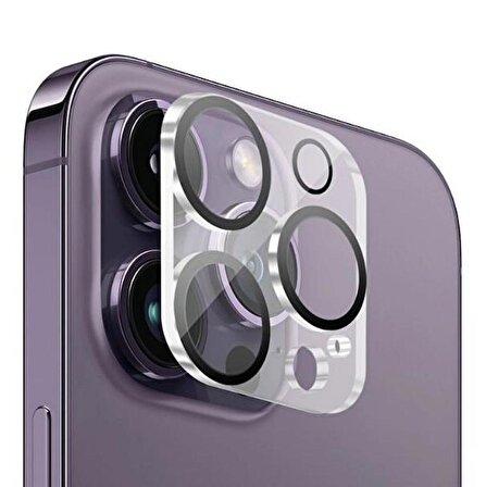 Vendas iPhone 15 Pro Max Uyumlu (15 Pro Max) Integrad Tam Uyumlu Kamera Lens Koruyucu