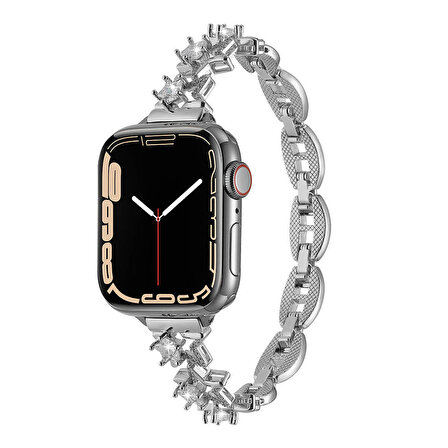 Vendas Apple Watch 7 41mm Zore KRD-104 Metal Kordon