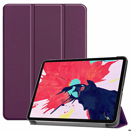Vendas Apple iPad Air 11 2024 Zore Smart Cover Standlı 1-1 Kılıf