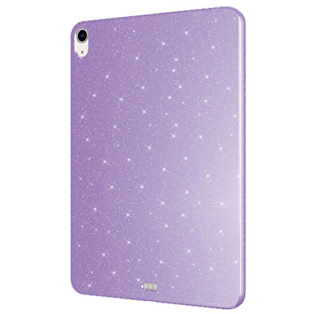 Vendas Apple iPad Air 11 2024 Simli Parlak Görünümlü Zore Tablet Koton Kılıf