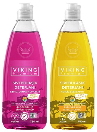 Viking Premium Orman Meyveleri 750 ml Elde Yıkama Deterjanı