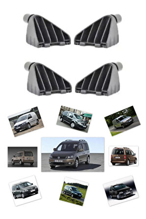 Volkswagen Caddy 2004 - 2020 Bağaj Perdesi Pandizot Ayağı 4 Adet Takım - 2K0863533 - 2K0863534