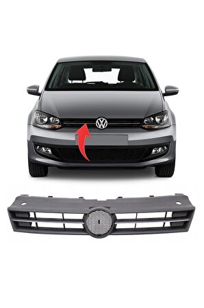 Volkswagen Polo 2010 - 2014 Ön panjur Nikelajlı - 6R0853651
