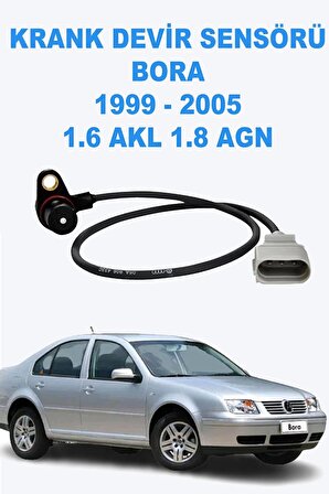 Volkswagen Bora 1999 - 2005 1.6 Akl 1.8 Agn Uyumlu Krank Devir Sensörü - 06a906433c
