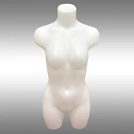 Vitrin Mankeni Bayan Plastik Yarım Üst Paçalı Manken (Zeyna) - İç Çamaşır Mankeni