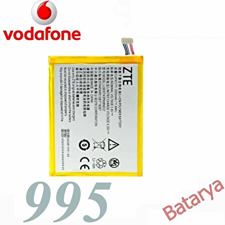 Vodafone 995 Batarya Vodafone Smart 6 Ultra Türk Telekom TT175 Uyumlu Batarya