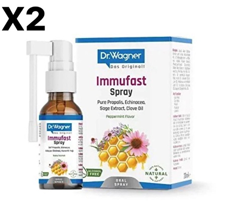 Dr. Wagner Immufast Boğaz Spreyi 20 ml 2'Lİ SET