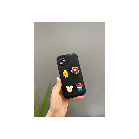 Sevimli Ayıcıklı Puf Kılıf Iphone 11 Uyumlu Kılıf