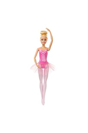 Barbie Balerin Bebekler Kumral Lila Elbiseli - Gjl58-gjl59