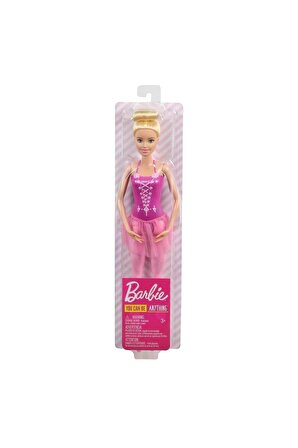 Barbie Balerin Bebekler Kumral Lila Elbiseli - Gjl58-gjl59