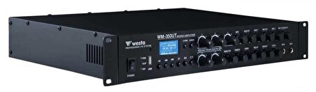 Westa WM-350UT USB Bluetooth 350W 6 Zone Mixser Amfi Mikrofon Ve AUX Girişli Amfi