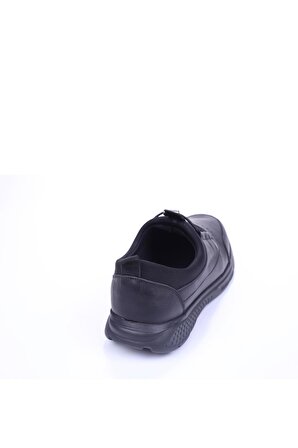 Rego 1389 Erkek Hakiki Deri Siyah Ortopedik Ayakkabı