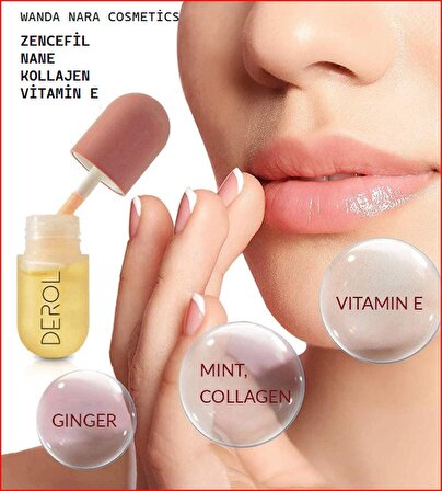 Wanda Nara Cosmetics Derol Lip Plumper Dudak Dolgunlaştırıcı Derol 2 Li Set