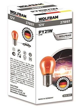 12V AMPÜL 93 21W SARI YAKIN TIRNAK