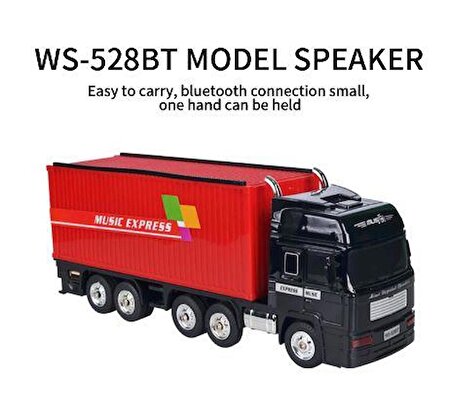  WS-528BT TIR Bluetooth hoparlör Speaker