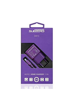 Subzero SG11 Micro USB Hızlı Şarj Aleti Mor