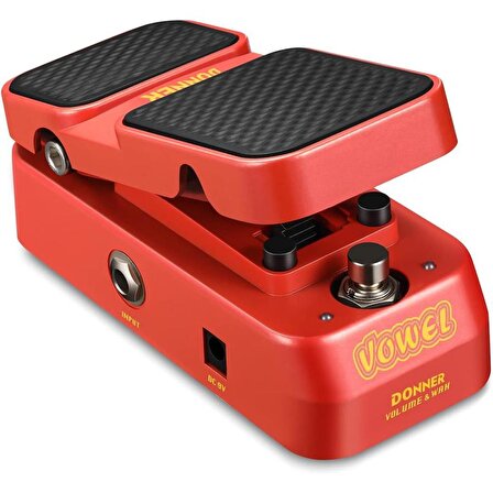 Donner Vowel Mini Wah Volume Pedalı (Kırmızı)