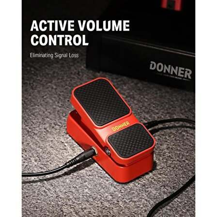 Donner Vowel Mini Wah Volume Pedalı (Kırmızı)