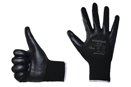 Activehand XF-101 Köpük Nitril Kaplı Hassas Iş Eldiveni 4 ÇİFT