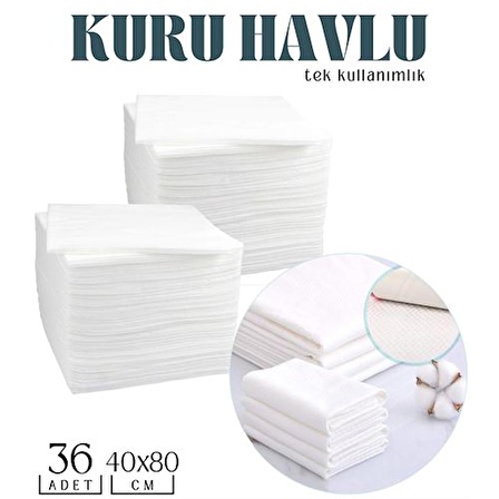 Tek Kullanımlık Kuru Havlu ShopZum Çok Amaçlı 40X80 CM 36 Adet 718431