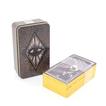 Metal Kutulu Tarot Kartı