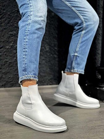 Xramburada Yüksek Taban Ayakkabı 111 Beyaz