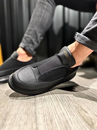 Xramburada Sneakers Ayakkabı 911 Siyah (Siyah Taban)