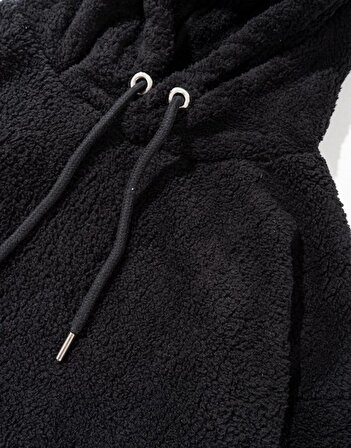 Street Style Oversize Borg Erkek Hoodie PG1087SY