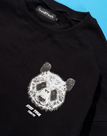 Tokyo Panda Oversize Erkek Sweatshirt GF1185SY