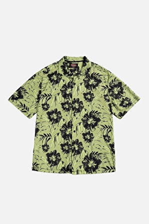 Floral DryTech Oversize Erkek Gömlek UK1181YSA