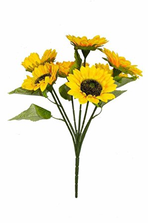 Yapay Çiçek Ayçiçeği (Sunflower) 45 Cm 7 Dal